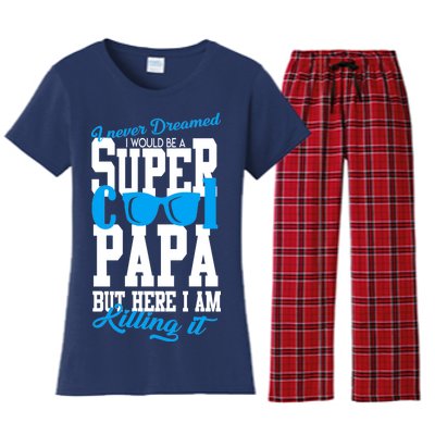 Super Cool Papa Women's Flannel Pajama Set