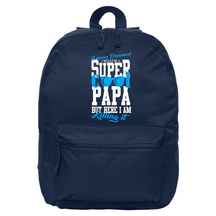 Super Cool Papa 16 in Basic Backpack