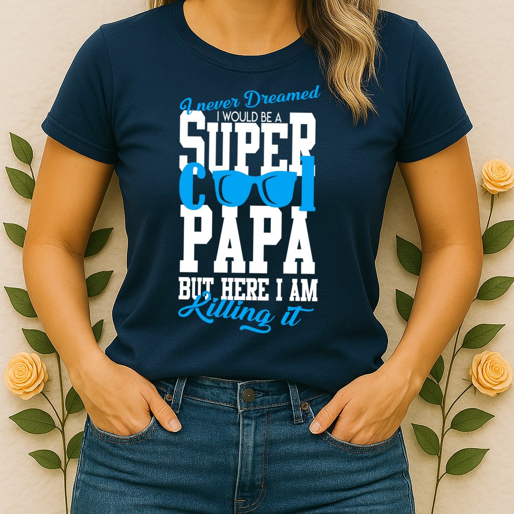 Super Cool Papa Womens T-Shirt