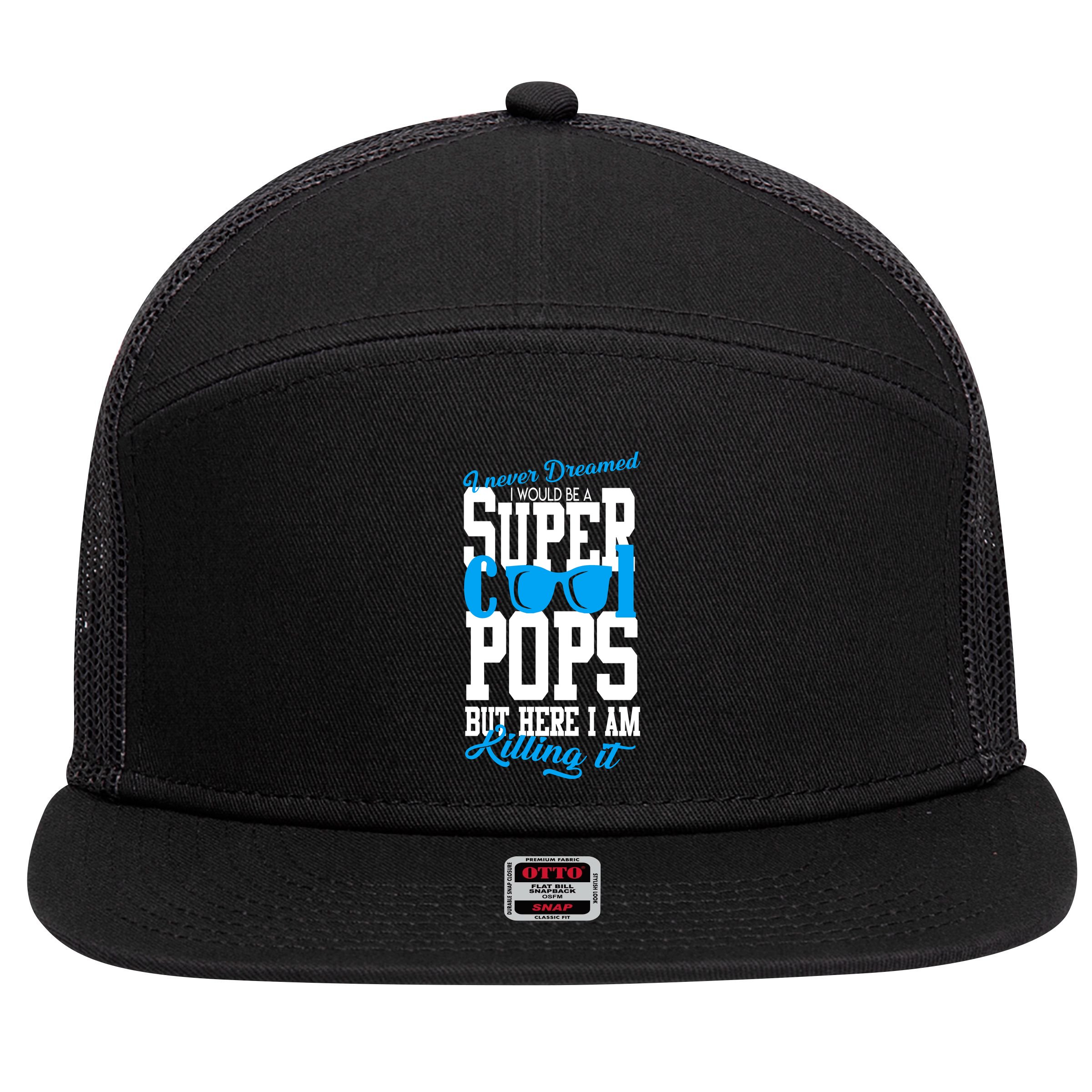 Super Cool Pops 7 Panel Mesh Trucker Snapback Hat