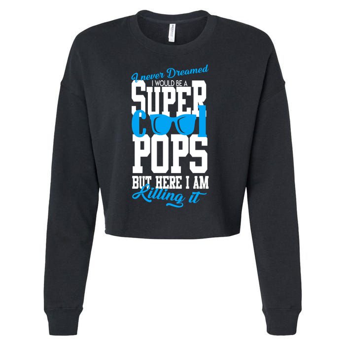 Super Cool Pops Cropped Pullover Crew