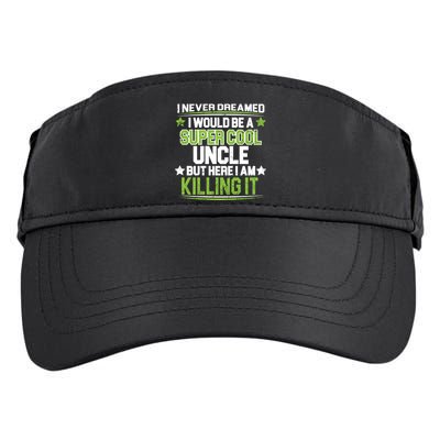 Super Cool Uncle Killing It Adult Drive Performance Visor