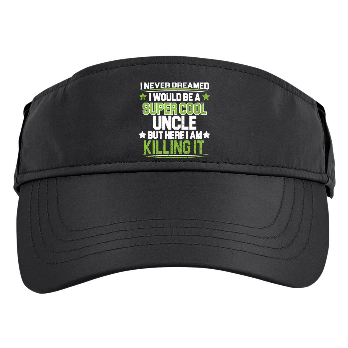 Super Cool Uncle Killing It Adult Drive Performance Visor