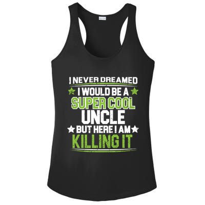 Super Cool Uncle Killing It Ladies PosiCharge Competitor Racerback Tank