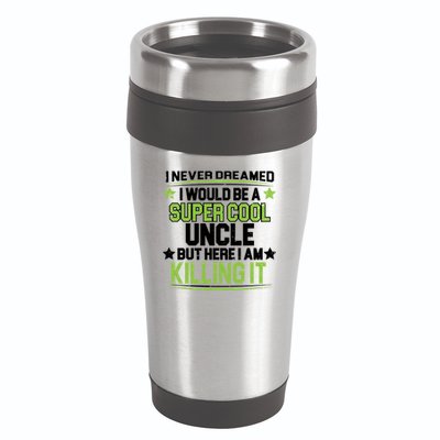 Super Cool Uncle Killing It 16oz Travel Tumbler