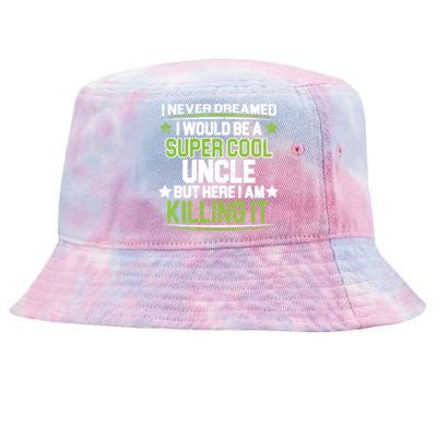 Super Cool Uncle Killing It Tie-Dyed Bucket Hat