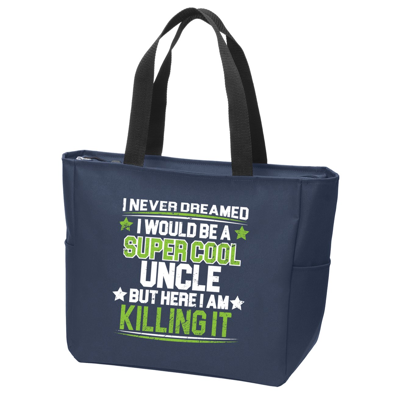 Super Cool Uncle Killing It Zip Tote Bag