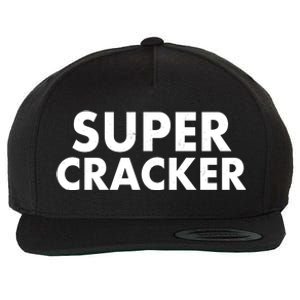 Super Cracker Wool Snapback Cap