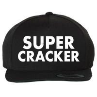 Super Cracker Wool Snapback Cap
