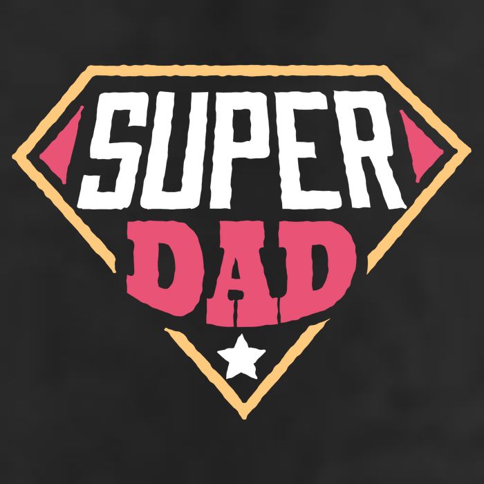 Super Dad Captain 7 Panel Mesh Trucker Snapback Hat