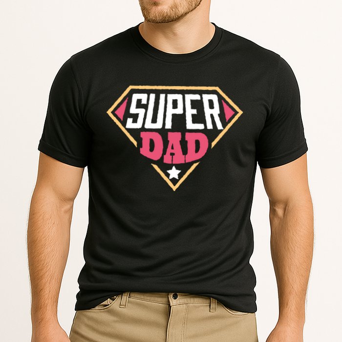 Super Dad Captain Cooling Performance Crew T-Shirt