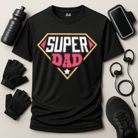 Super Dad Captain Cooling Performance Crew T-Shirt