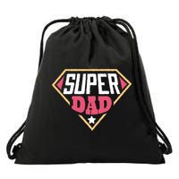 Super Dad Captain Drawstring Bag