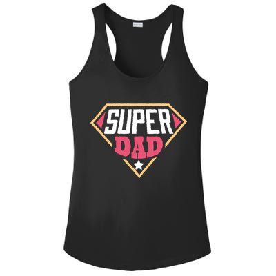 Super Dad Captain Ladies PosiCharge Competitor Racerback Tank