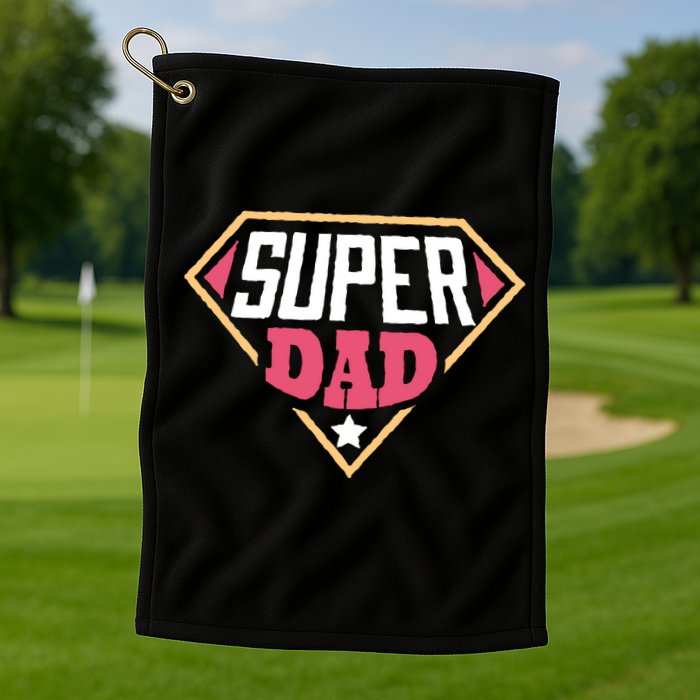 Super Dad Captain Golf Towel