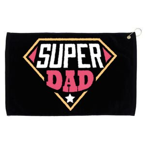 Super Dad Captain Grommeted Golf Towel