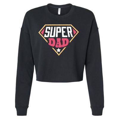 Super Dad Captain Cropped Pullover Crew