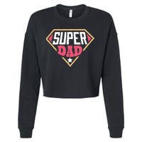 Super Dad Captain Cropped Pullover Crew