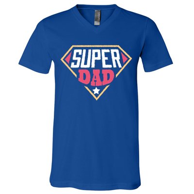 Super Dad Captain V-Neck T-Shirt