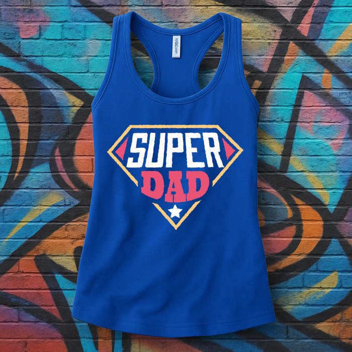 Super Dad Captain Womens Tank Top
