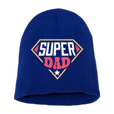 Super Dad Captain Short Acrylic Beanie