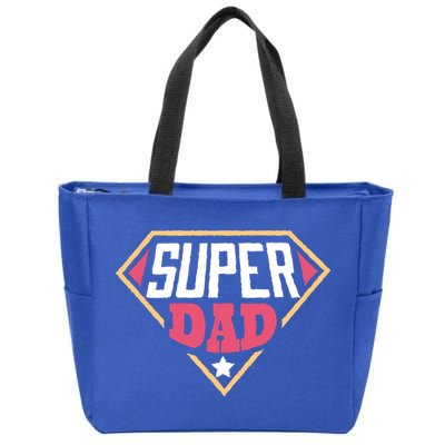 Super Dad Captain Zip Tote Bag