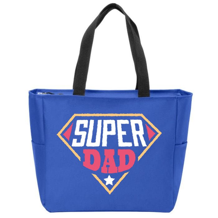 Super Dad Captain Zip Tote Bag