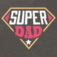 Super Dad Captain Cotton Canvas Backpack