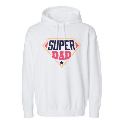 Super Dad Captain Garment-Dyed Fleece Hoodie