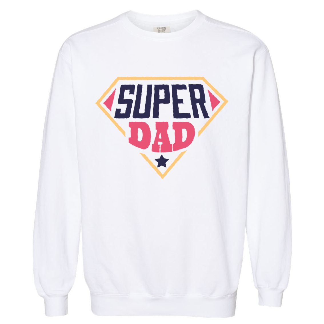 Super Dad Captain Garment-Dyed Sweatshirt