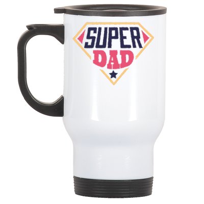 Super Dad Captain Stainless Steel Travel Mug