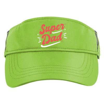 Super Dad Fathers Day Adult Drive Performance Visor