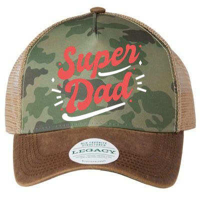 Super Dad Fathers Day Legacy Tie Dye Trucker Hat