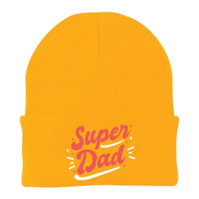 Super Dad Fathers Day Knit Cap Winter Beanie