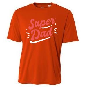 Super Dad Fathers Day Cooling Performance Crew T-Shirt