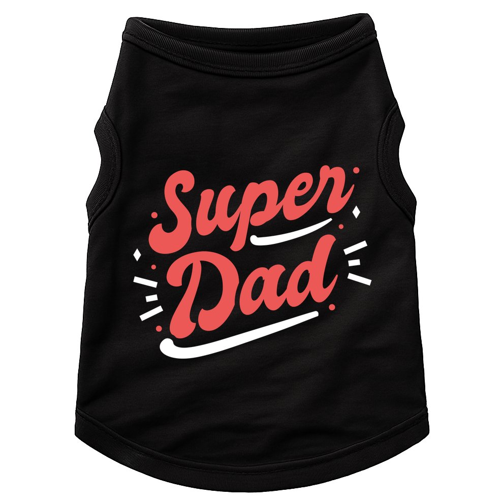 Super Dad Fathers Day Doggie Tank
