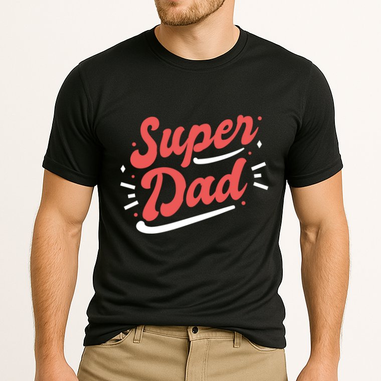 Super Dad Fathers Day Cooling Performance Crew T-Shirt
