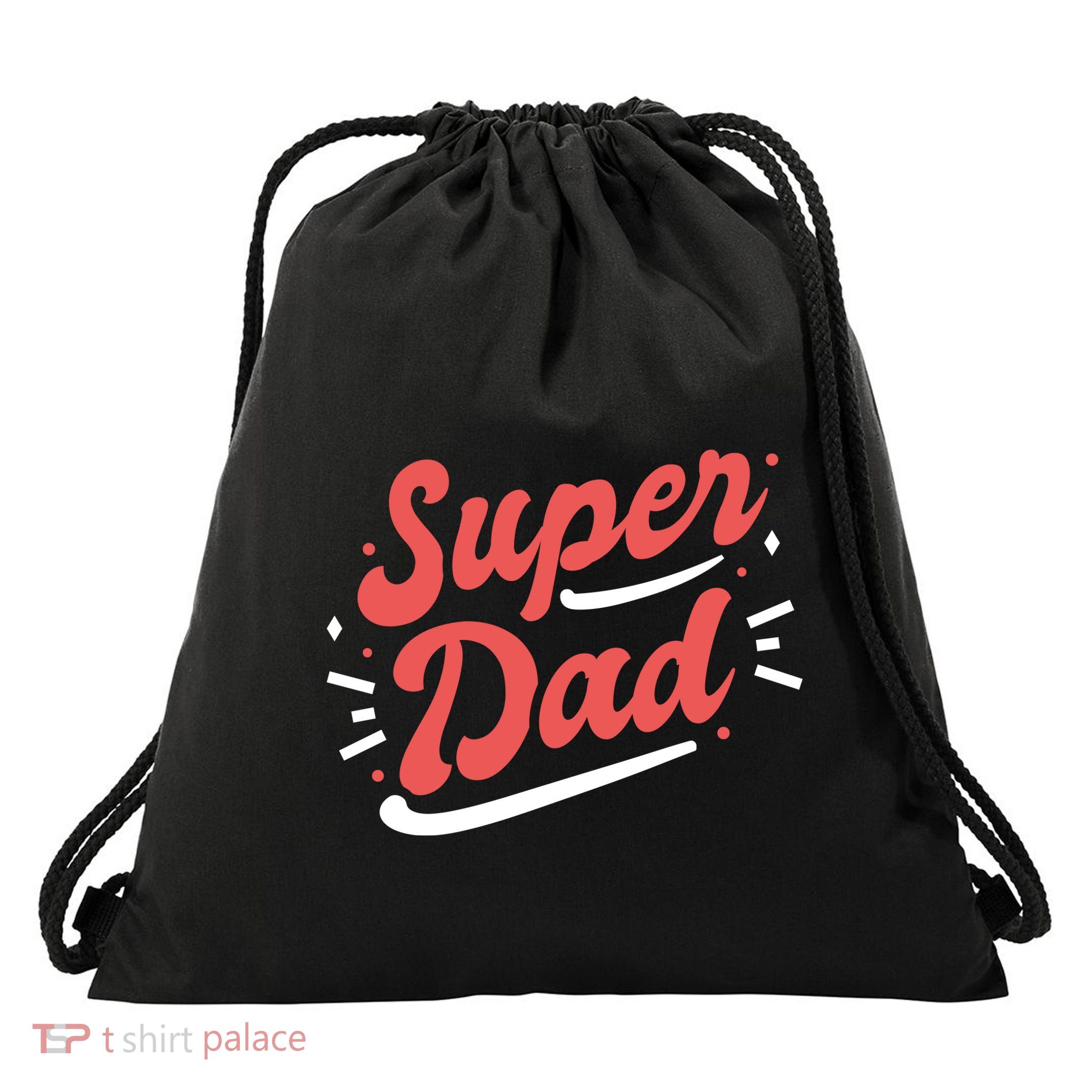 Super Dad Fathers Day Drawstring Bag