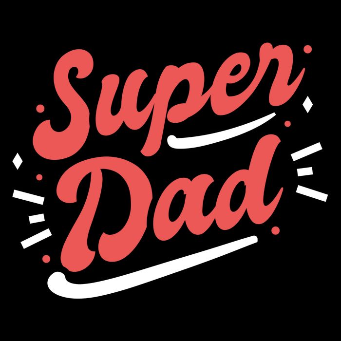 Super Dad Fathers Day Cropped Pullover Crew