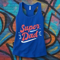 Super Dad Fathers Day Womens Tank Top