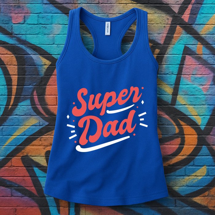 Super Dad Fathers Day Womens Tank Top