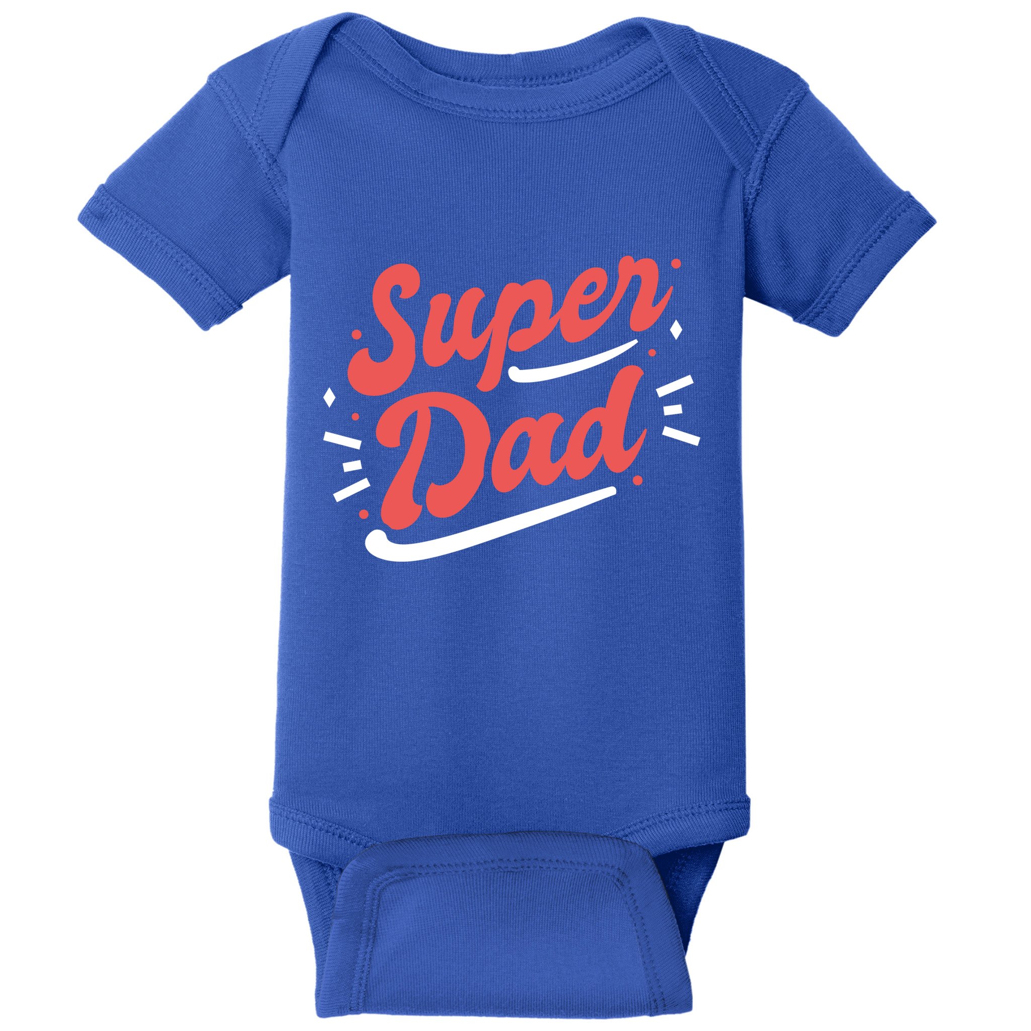 Super Dad Fathers Day Baby Bodysuit