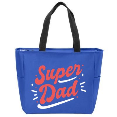 Super Dad Fathers Day Zip Tote Bag