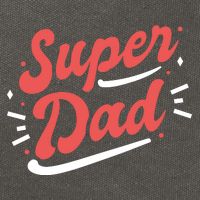 Super Dad Fathers Day Cotton Canvas Backpack