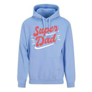 Super Dad Fathers Day Unisex Surf Hoodie