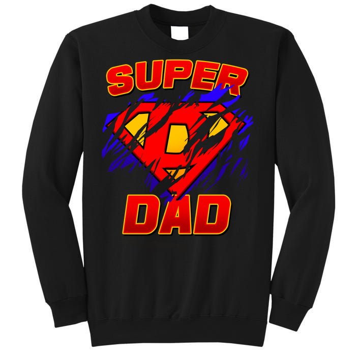 Super Dad Ripped Logo Sweatshirt