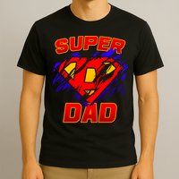 Super Dad Ripped Logo T-Shirt