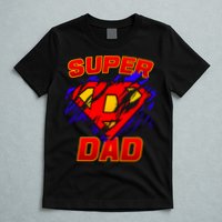 Super Dad Ripped Logo T-Shirt