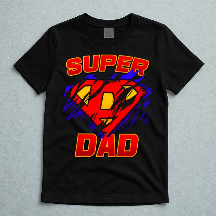 Super Dad Ripped Logo T-Shirt