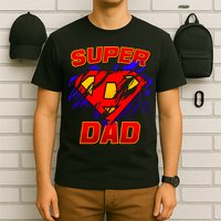 Super Dad Ripped Logo T-Shirt